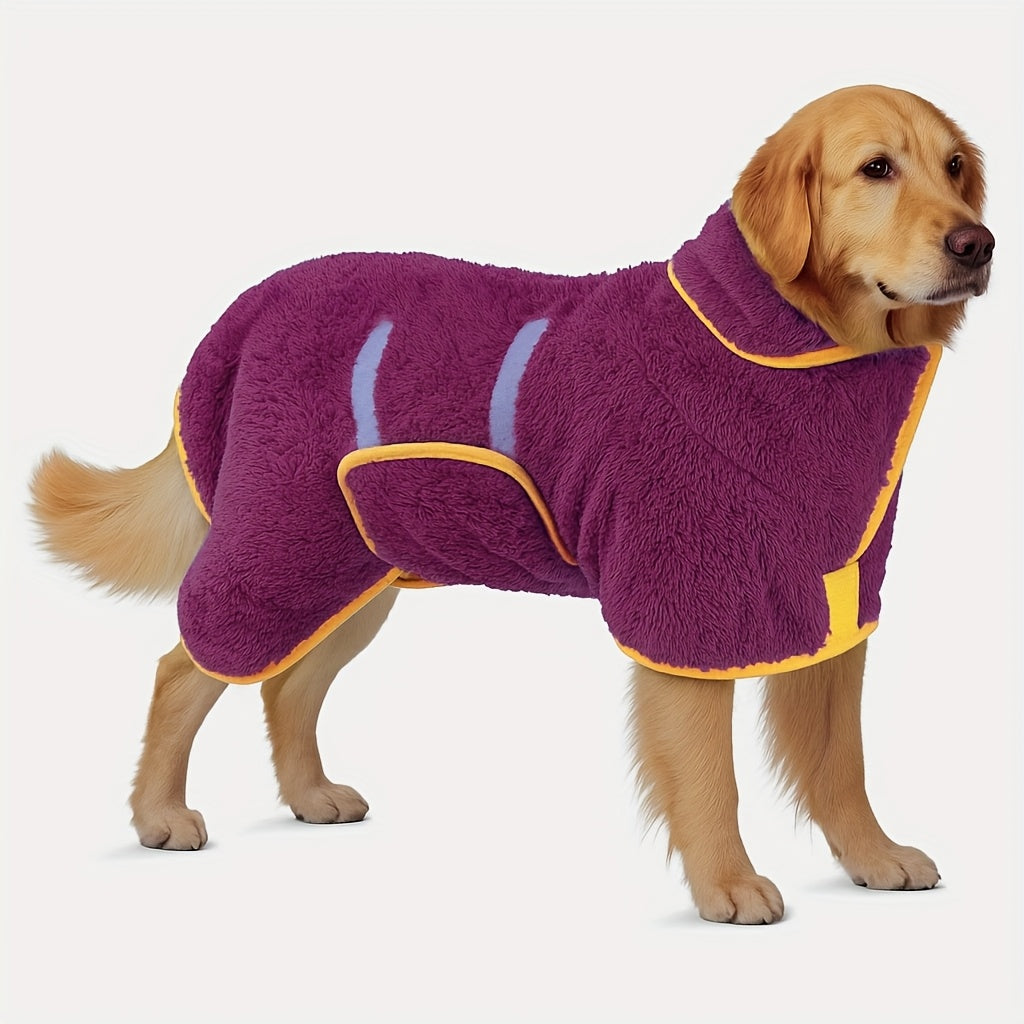 Fleece Honden Truien Winter Warme Hondenkleding voor Kleine Middelgrote Grote Honden Fuzzy Huisdier Outfit Zachte Pullover Honden Sweatshirt Puppy Kouwe Weer