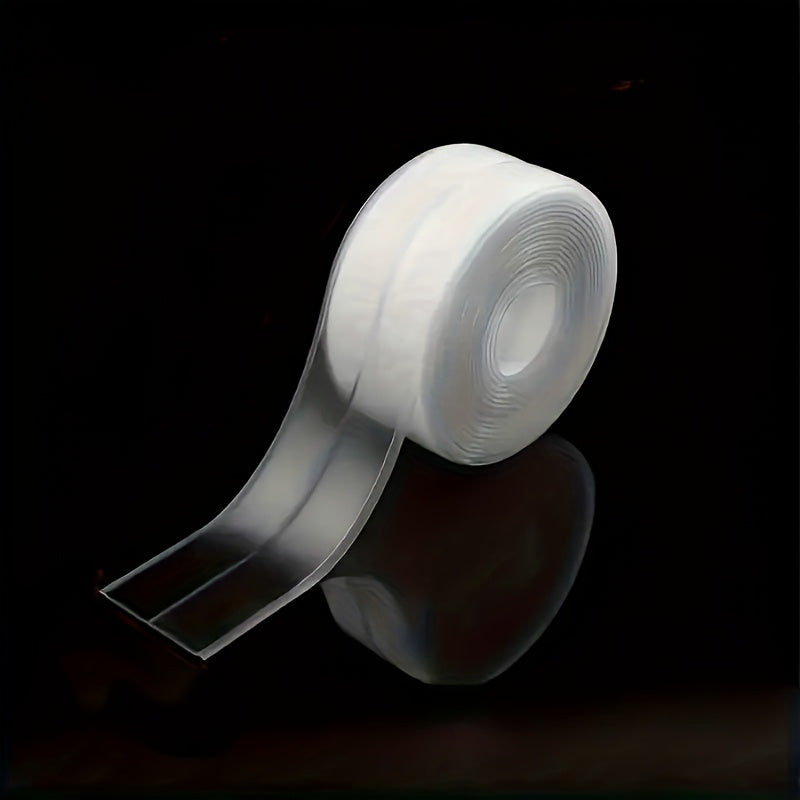 2-Rol Set Siliconen Keuken- en Badkamer Waterdichte Tape, Afdichtstrips voor Keukenvoegen, Transparante Waterdichte Strips, Badkamer Toilet Muur Hoeklijn, Geschikt Voor Spoelbak Kieren, Duurzaam Materiaal, Ideaal Voor Thuis- en Restaurantgebruik