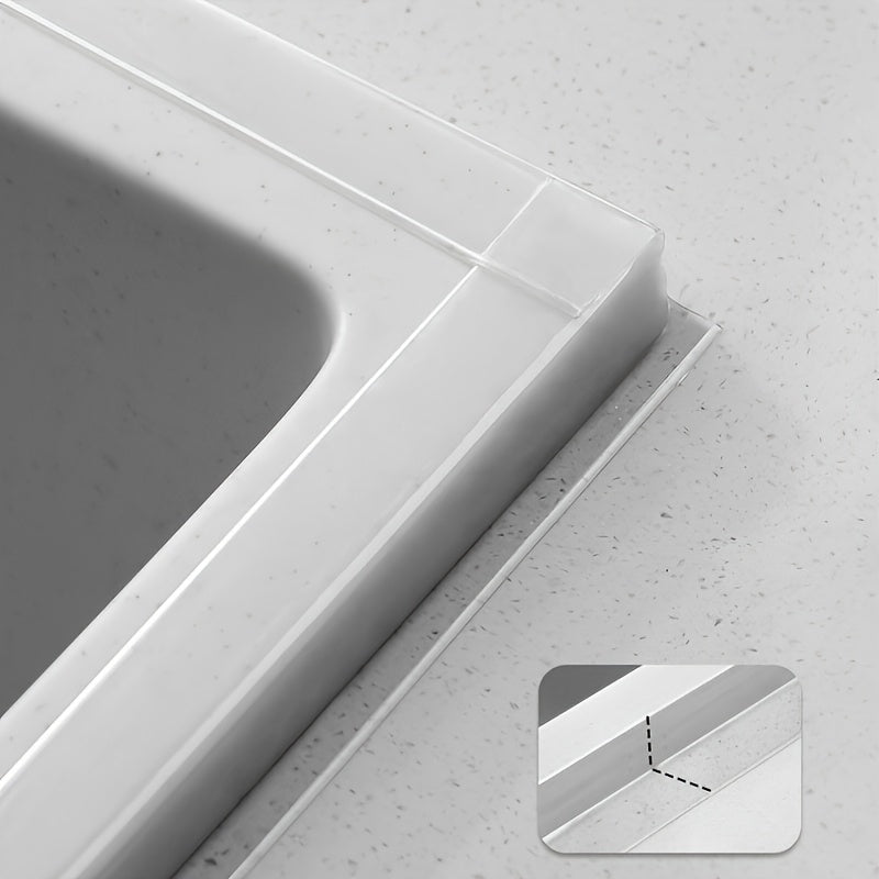 2-Rol Set Siliconen Keuken- en Badkamer Waterdichte Tape, Afdichtstrips voor Keukenvoegen, Transparante Waterdichte Strips, Badkamer Toilet Muur Hoeklijn, Geschikt Voor Spoelbak Kieren, Duurzaam Materiaal, Ideaal Voor Thuis- en Restaurantgebruik