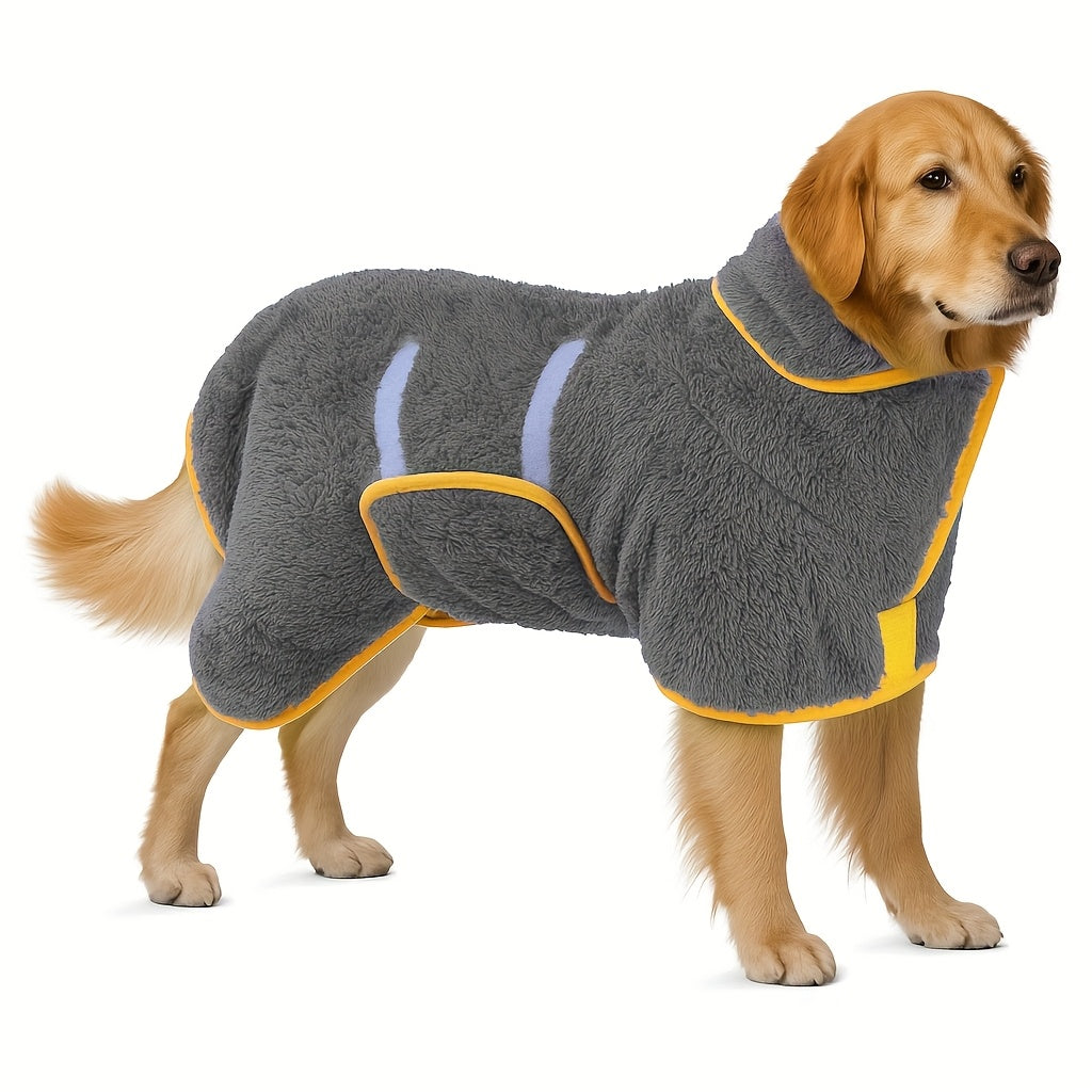 Fleece Honden Truien Winter Warme Hondenkleding voor Kleine Middelgrote Grote Honden Fuzzy Huisdier Outfit Zachte Pullover Honden Sweatshirt Puppy Kouwe Weer