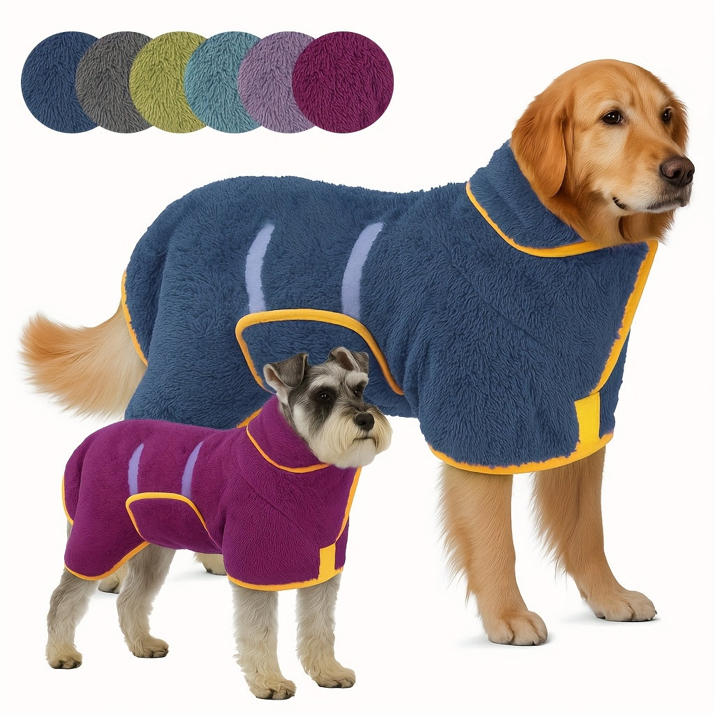 Fleece Honden Truien Winter Warme Hondenkleding voor Kleine Middelgrote Grote Honden Fuzzy Huisdier Outfit Zachte Pullover Honden Sweatshirt Puppy Kouwe Weer
