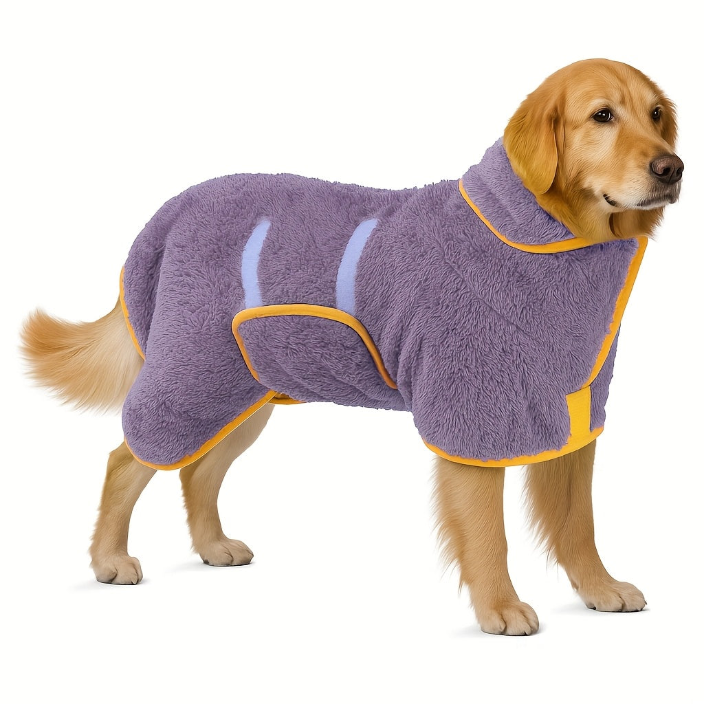 Fleece Honden Truien Winter Warme Hondenkleding voor Kleine Middelgrote Grote Honden Fuzzy Huisdier Outfit Zachte Pullover Honden Sweatshirt Puppy Kouwe Weer