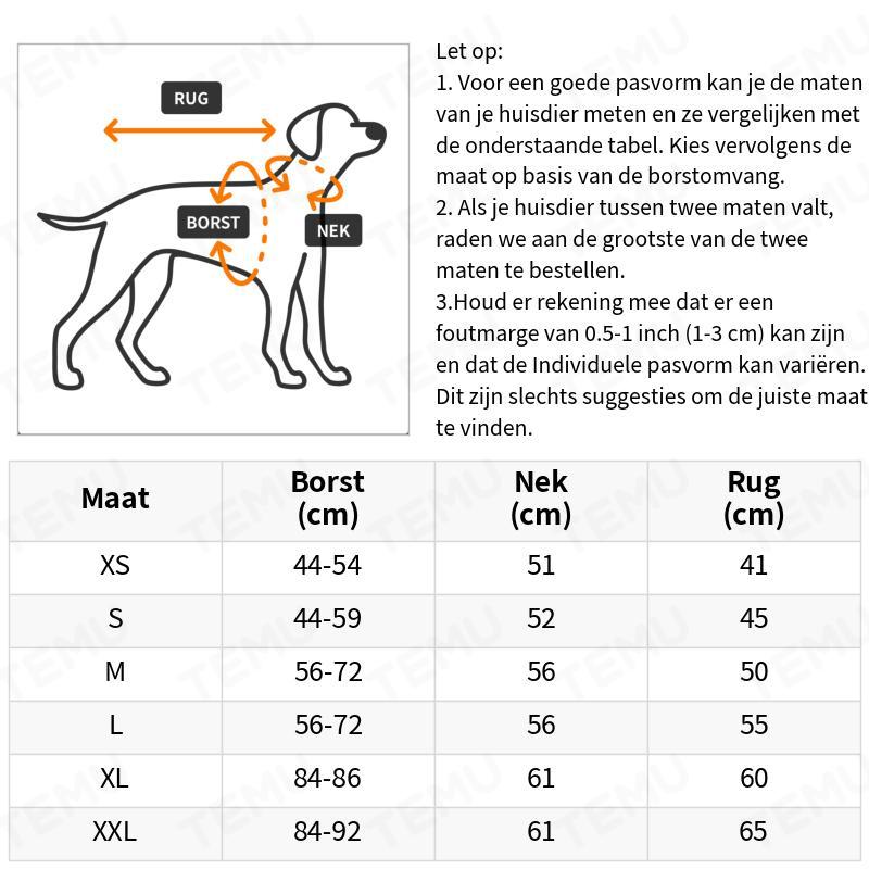 Hondenjas, Verdikt, Fleece Gevoerd, Warm, Koudebestendig, Reflecterend, Winter, voor Dobermann, Labrador, Samoyed, Buiten, Hondenwandelen, Hondenkoat, Huisdierkleding